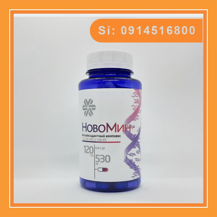 Thực phẩm chức năng Novomin, Siberian Novomin của Nga - Tăng sức đề kháng - Mẫu mới của sản phẩm Formular 4 (120 viên)