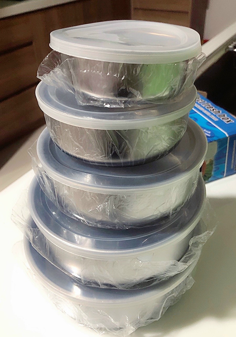 BỘ 5 THỐ INOX CÓ NẮP ĐẬY - 5 Loại 10cm, 12cm, 14cm, 16cm và 18cm