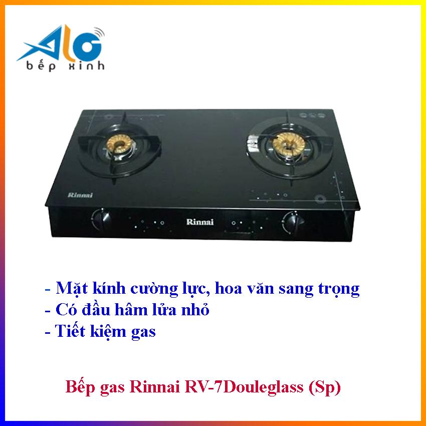 Bếp gas mặt kính Rinnai RV-7Double glass (SP)