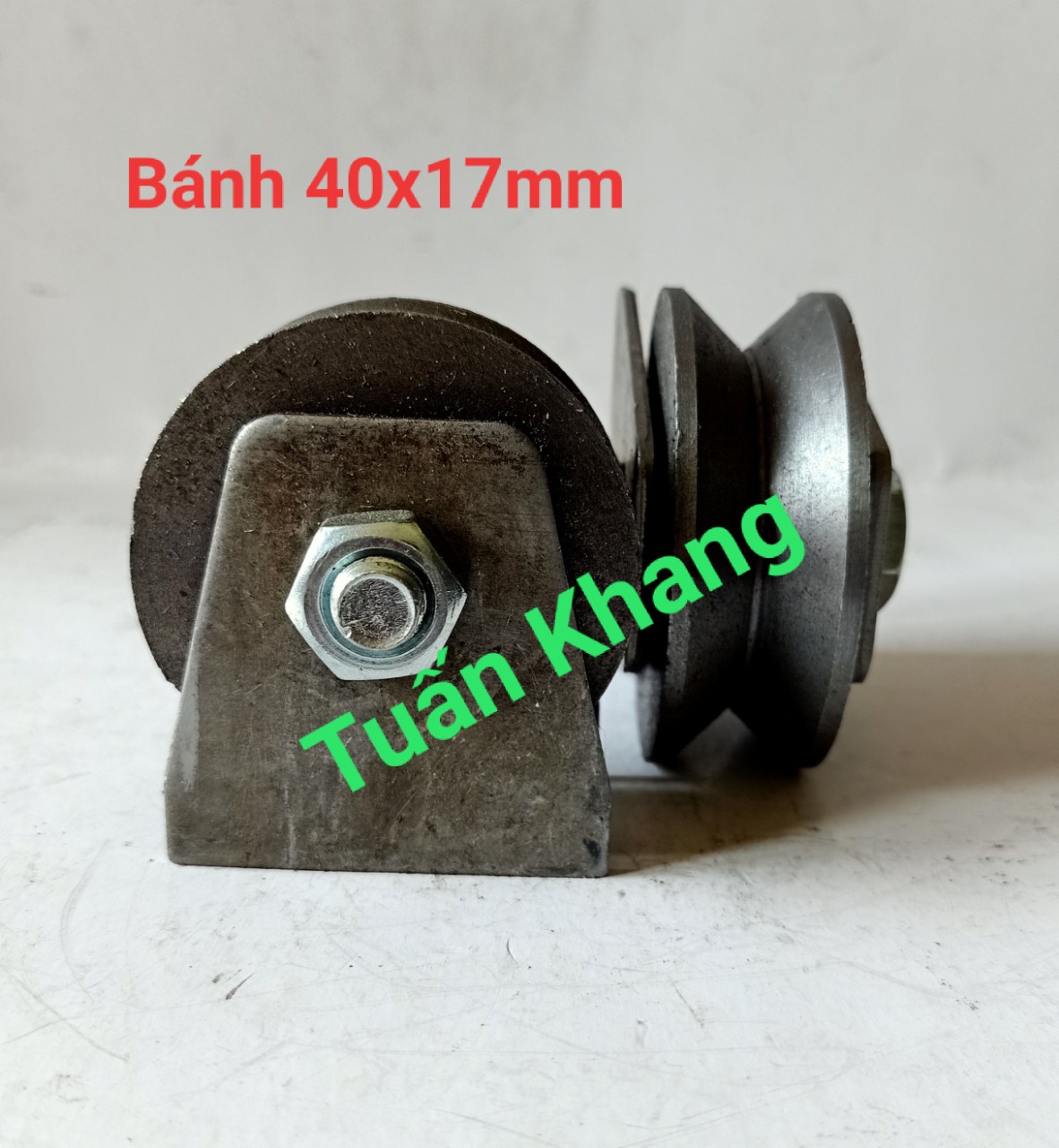 Bánh xe rảnh V , bánh xe cửa sắt, cửa cổng , cửa trượt 40mm