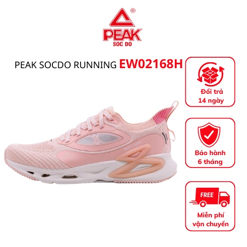 Giày chạy bộ nữ peak sóc đỏ infinity 8 ew02168h