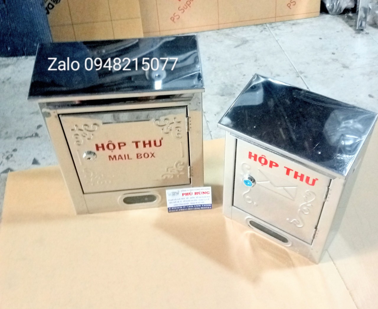 Hộp thư inox
