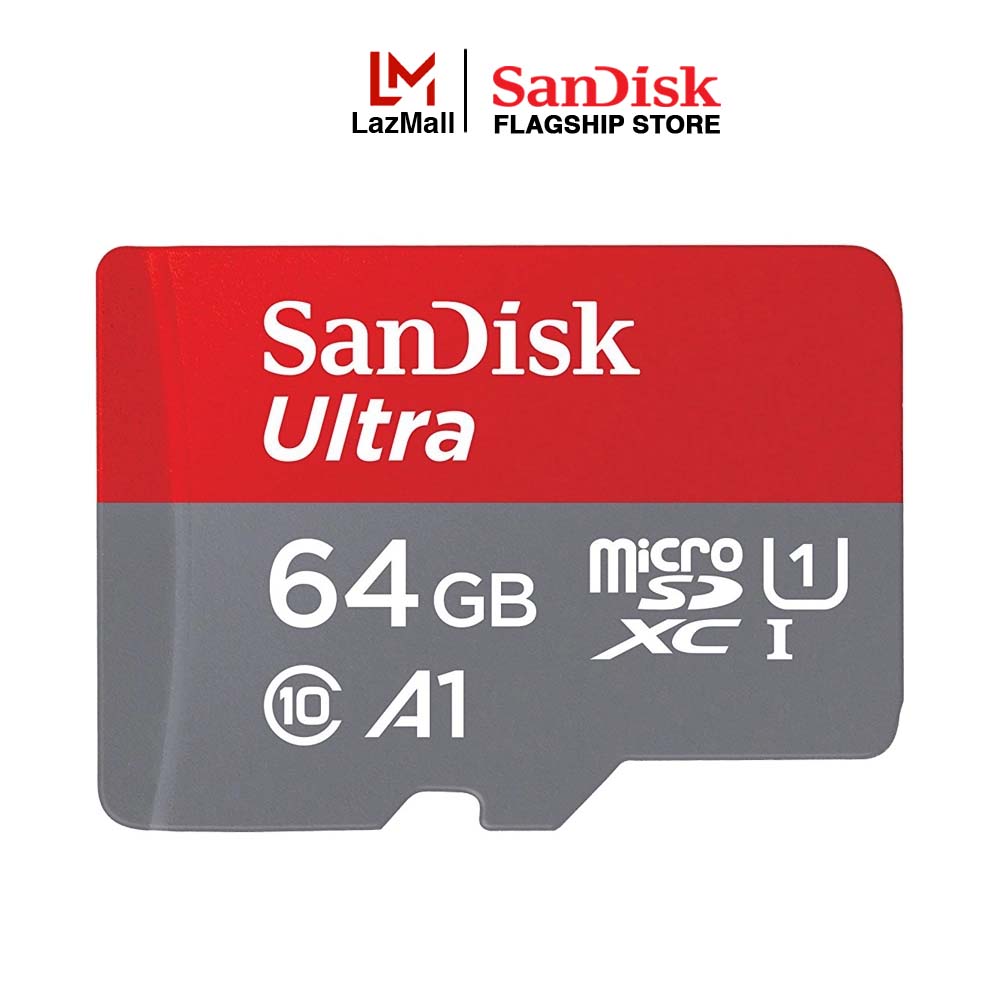 Thẻ nhớ MicroSDXC SanDisk Ultra A1 64GB 140MB s SDSQUAB-064G-GN6MN