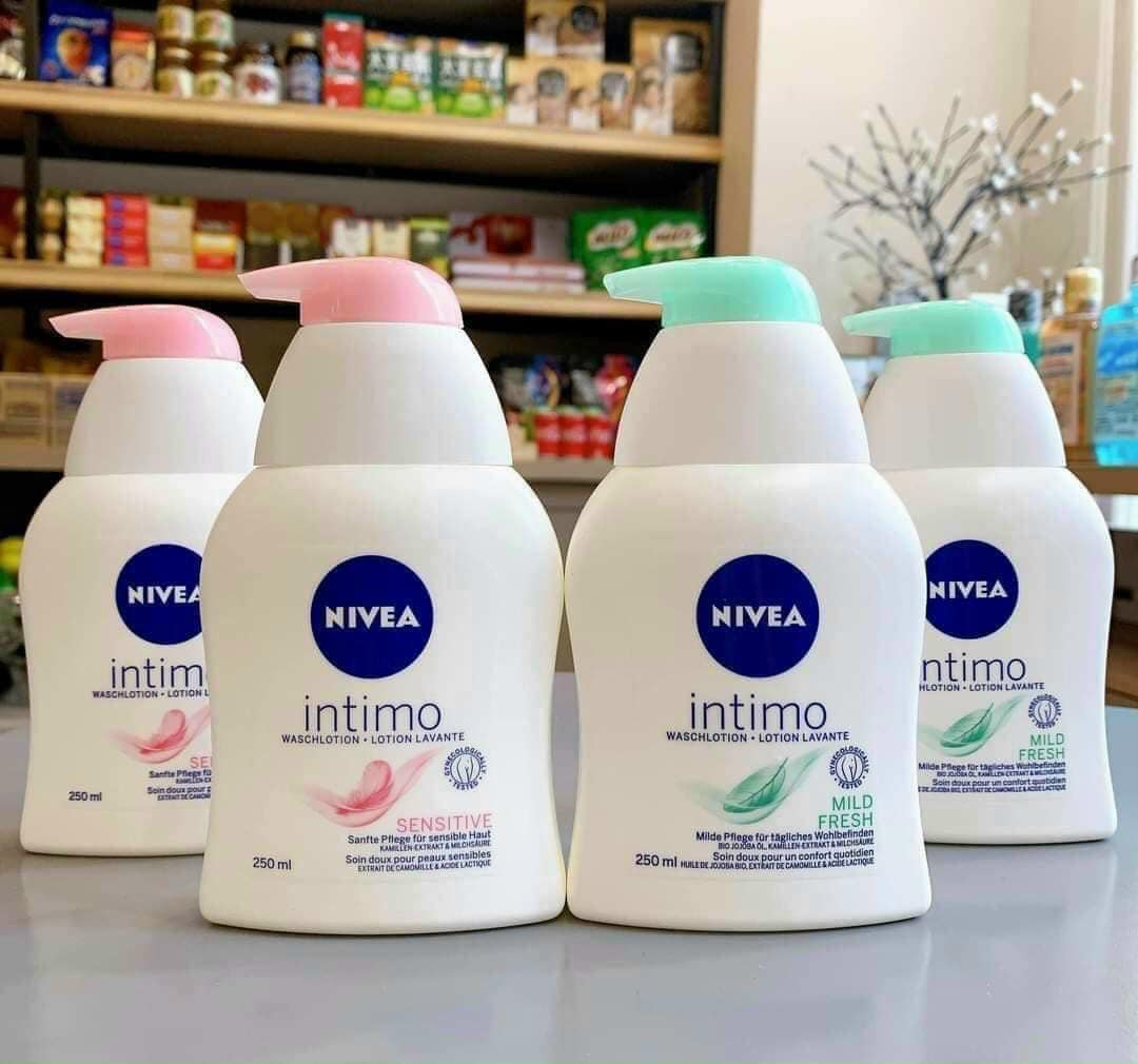 Dung dịch vệ sinh phụ nữ Nivea Intimo cho da thường và da đặc biệt nhạy cảm