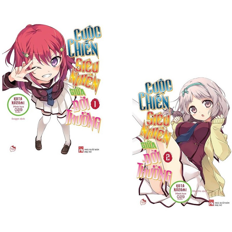 Sách - Cuộc chiến siêu nhiên giữa đời thường combo tập 1,2 + Mhbooks Tặng Bookmark