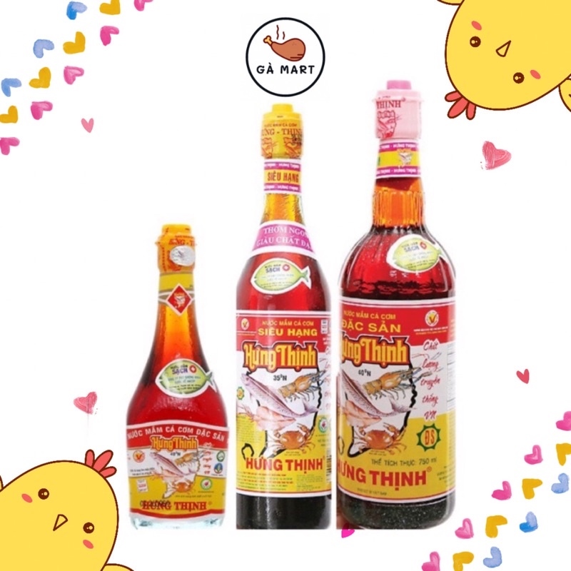Nước Mắm Hưng Thịnh Các Loại