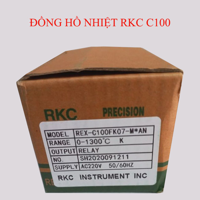 Đồng hồ điều khiển nhiệt độ rkc rex c100 48x48 0-1300 độ output replay