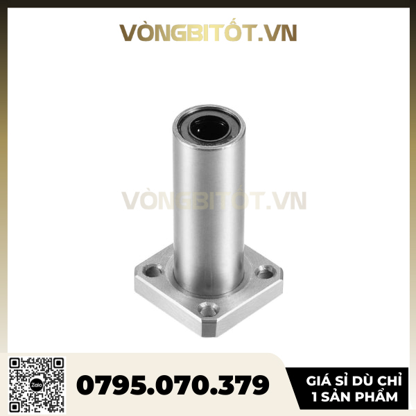 Bi trượt vuông loại dài lmk luu - lmk16luu, lmk20luu, lmk25luu, lmk30luu - con trượt mặt bích vuông loại dài