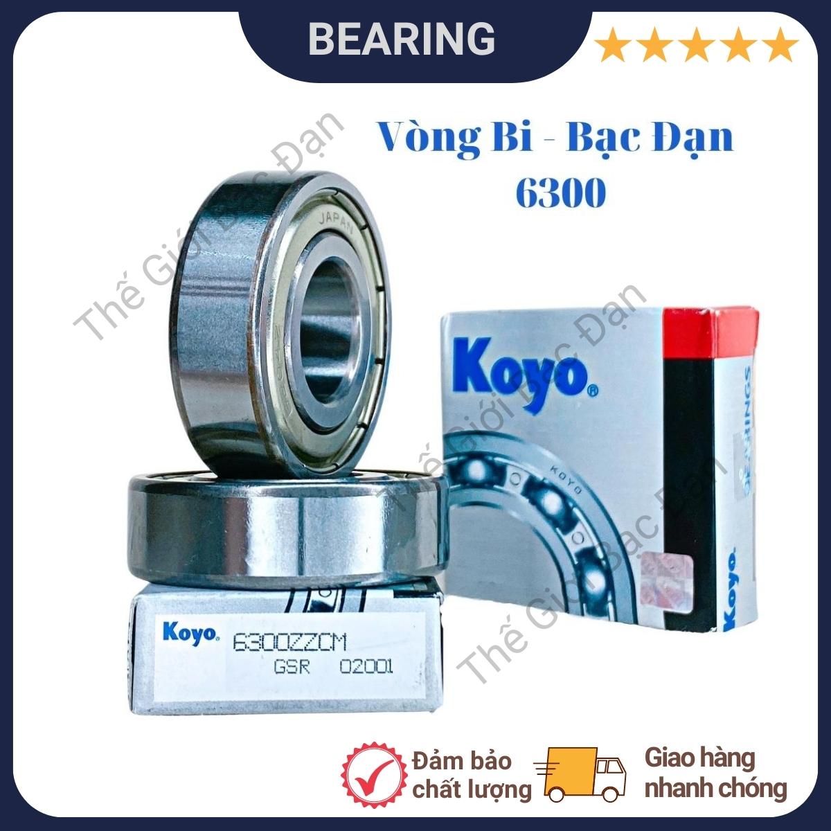 Vòng bi bạc đạn 6300 zzcm koyo -thế giới bạc đạn
