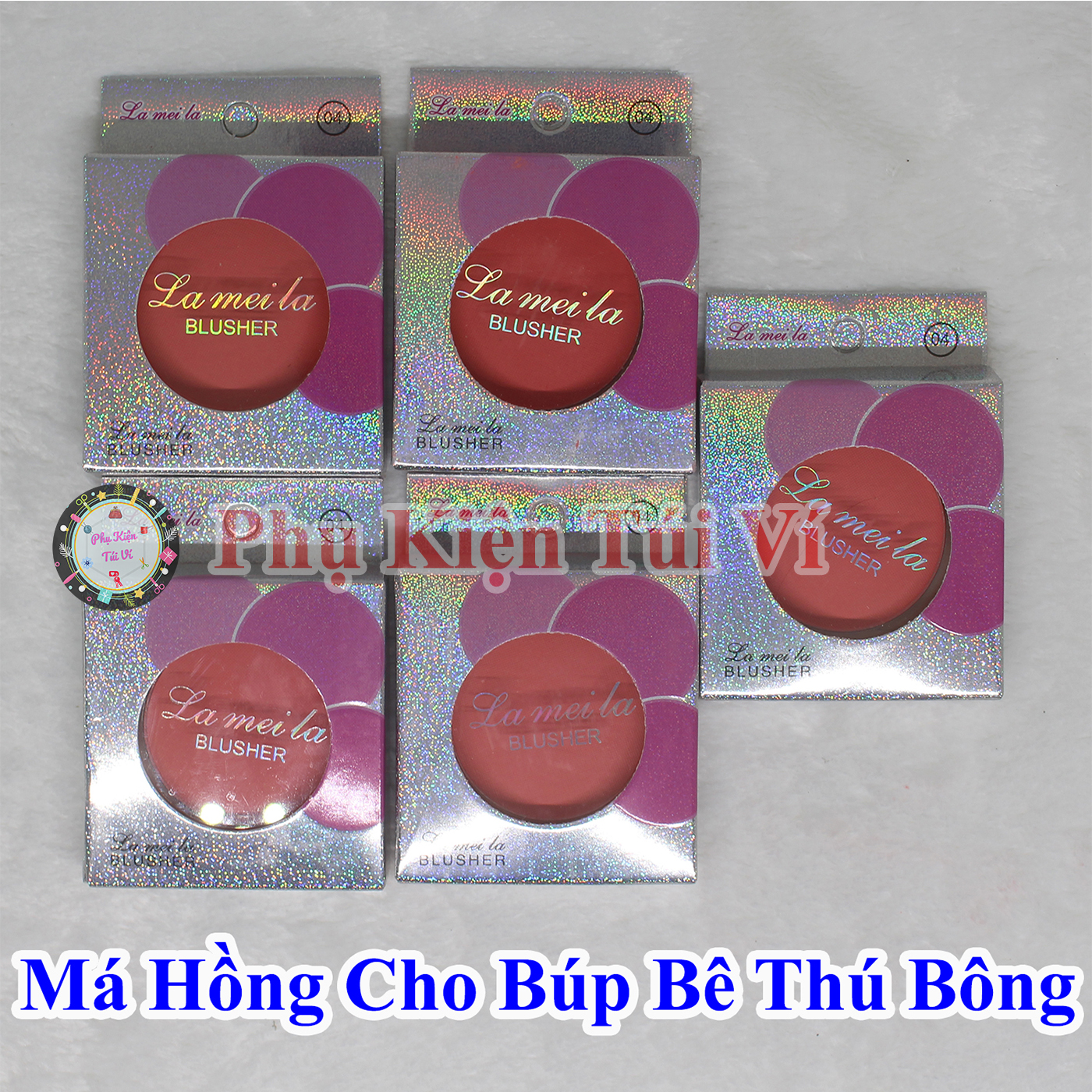 Má hồng cho búp bê, thú bông 15k/hộp
