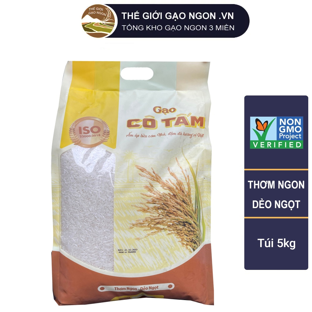 Gạo Cô Tấm Vàng thượng hạng Túi 5kg - Giá sỉ, date mới