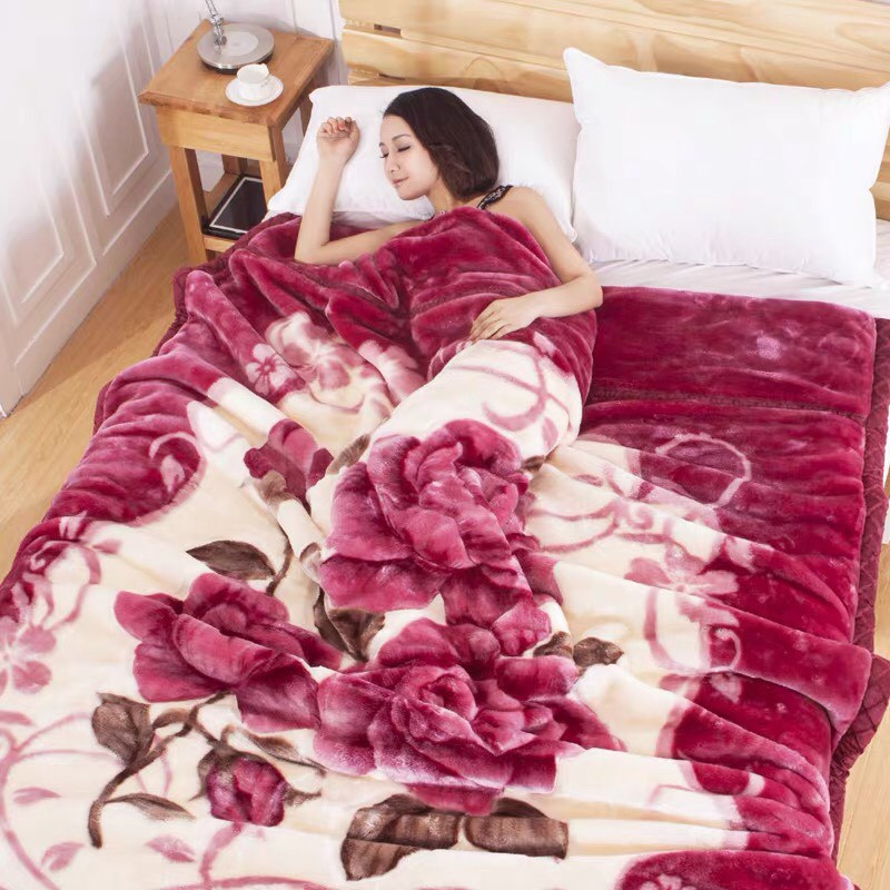 Chăn tuyết nhung 2 lớp dày mềm mịn mùa đông chất nỉ nhung dày đẹp-chăn bông mùa đông- chăn mùa đông- mền tuyết dày-hăn lông tuyết cao cấp xuất nhật
