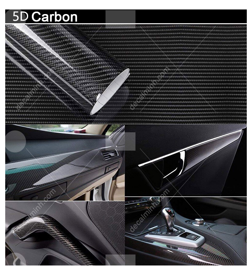 Miếng dán Sợi carbon 5D cao cấp chống trầy xước