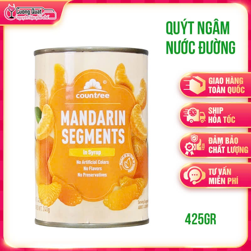 Tangerines Soaked in Sugar Water Countree 425g