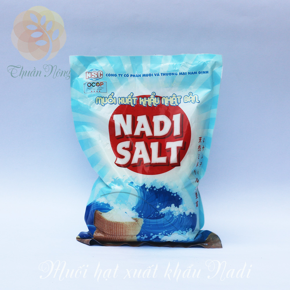 Muối xuất Nhật Nadi 1kg - Nadi Salt- Muối thủ công trên nền cát Nam Định