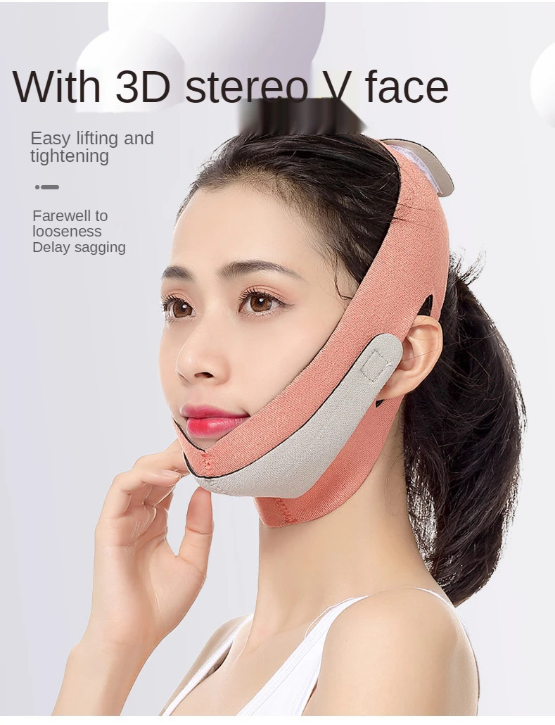 Đai nâng cơ mặt 3D tạo kiểu cằm Vline, mặt nạ nâng cơ mặt tạo cằm chữ V giảm nọng thon gọn mặt - Green Pharma