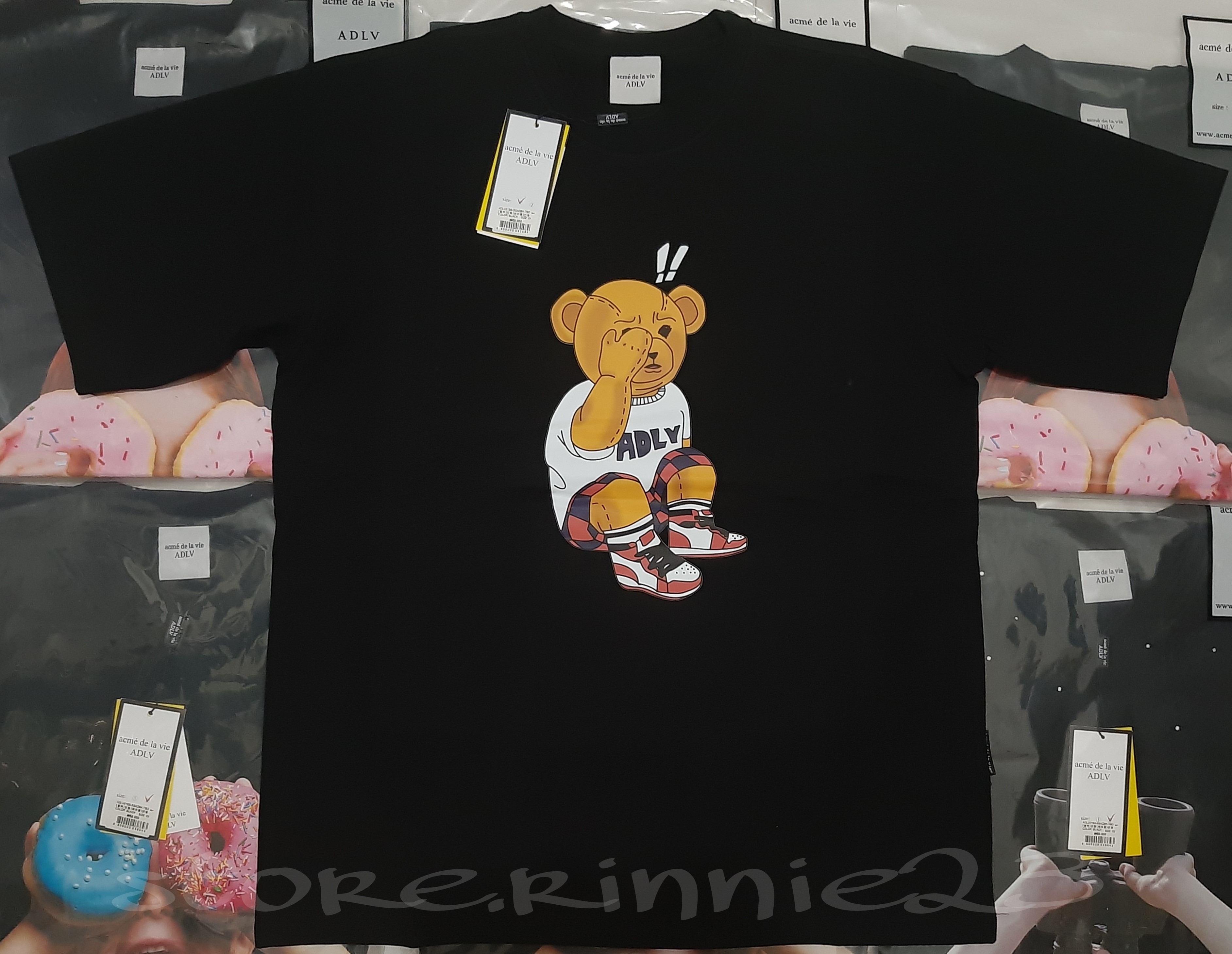 Áo thun adlv check pants bear