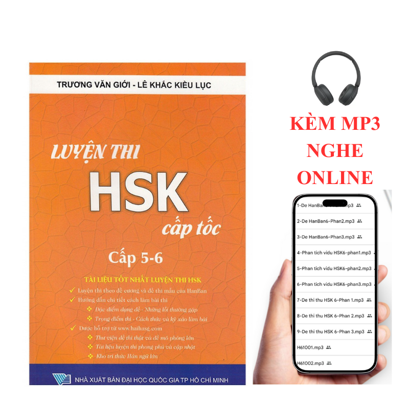Sách - luyện thi hsk cấp tốc tập 3 +kèm mp3 nghe online