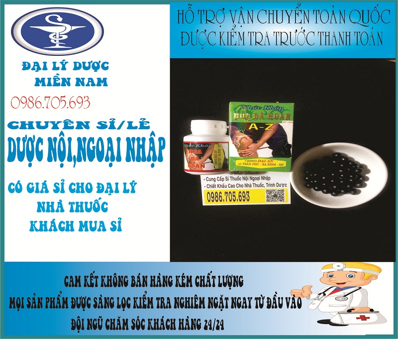 Hoa đà nhức khớp hoàn a – z – hỗ trợ xương khớp
