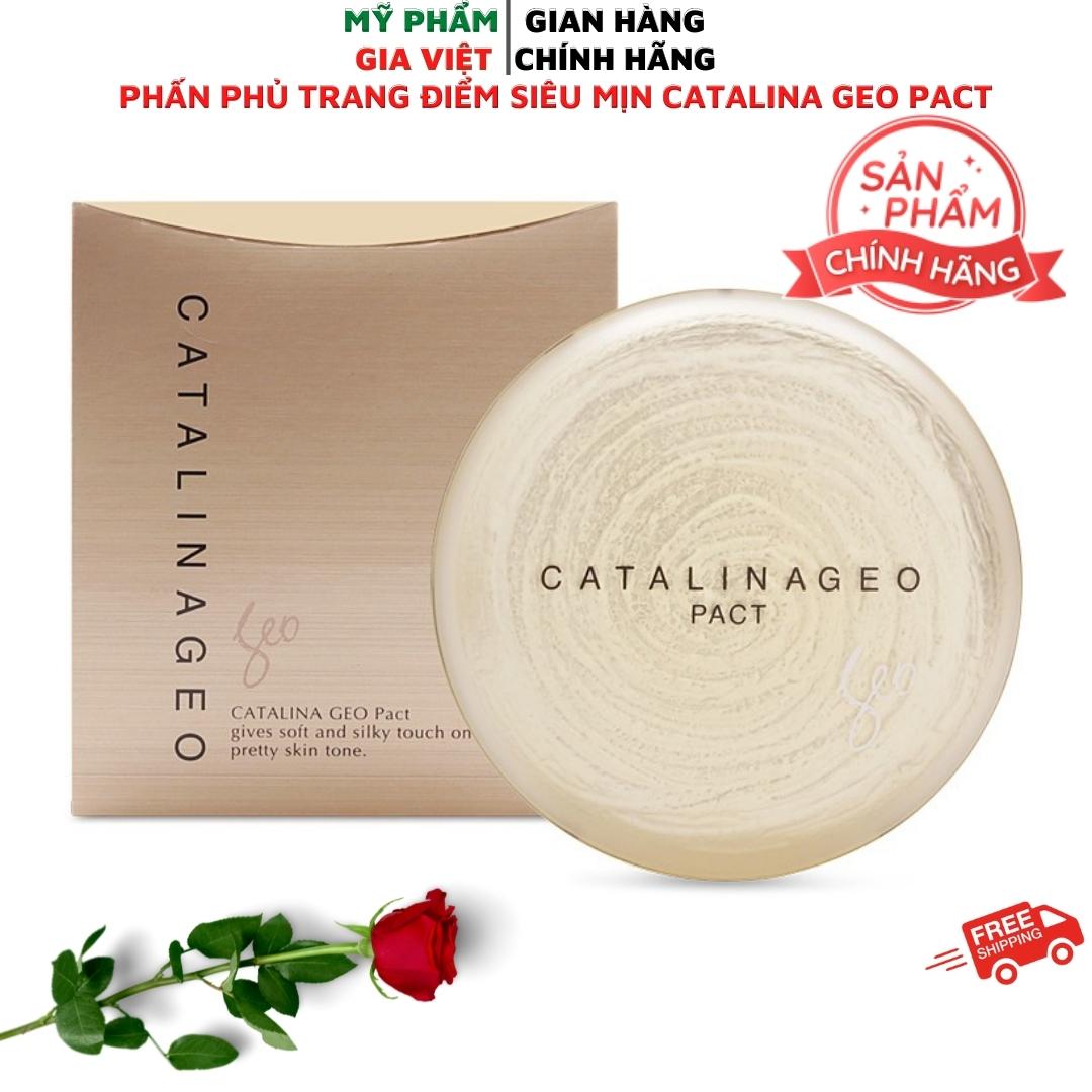 Phấn phủ trang điểm siêu mịn Catalina Geo Pact - Hàn Quốc