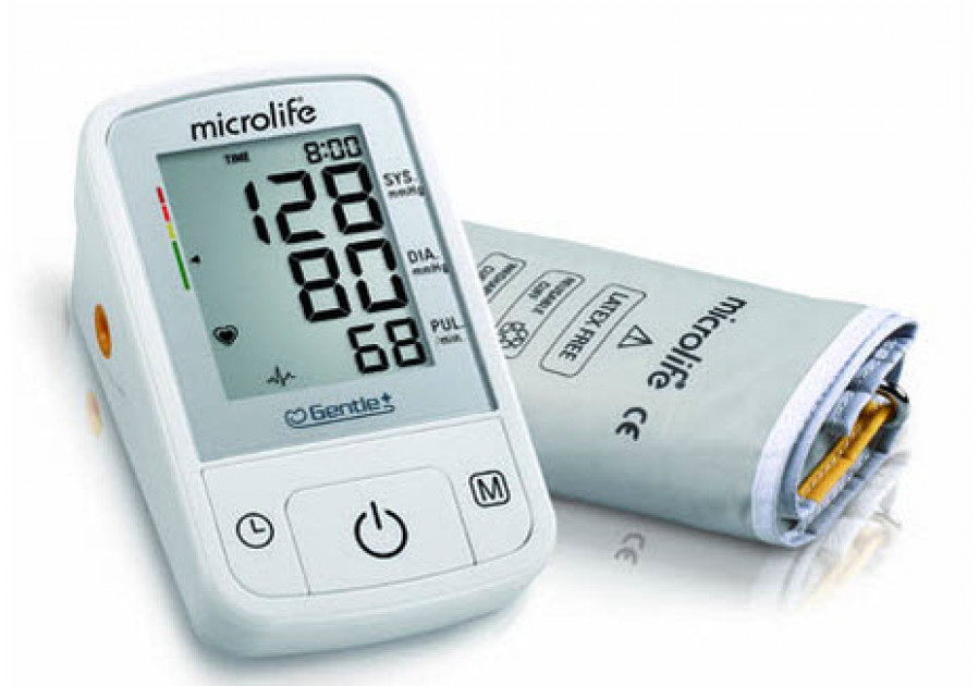 Máy đo huyết áp Microlife A2 Basic  + Tặng bộ đổi nguồn Microlife