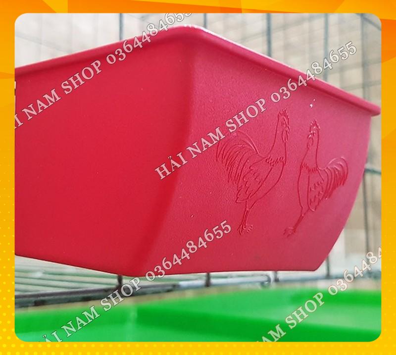 Máng ăn cho gà đá, gà chọi, máng đựng thức ăn cho chim bồ câu hàng dày dặn, chắc chắn