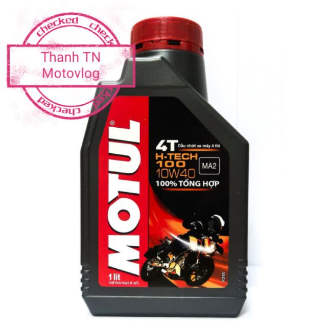 Nhớt motul h tech 100 4t 10w40