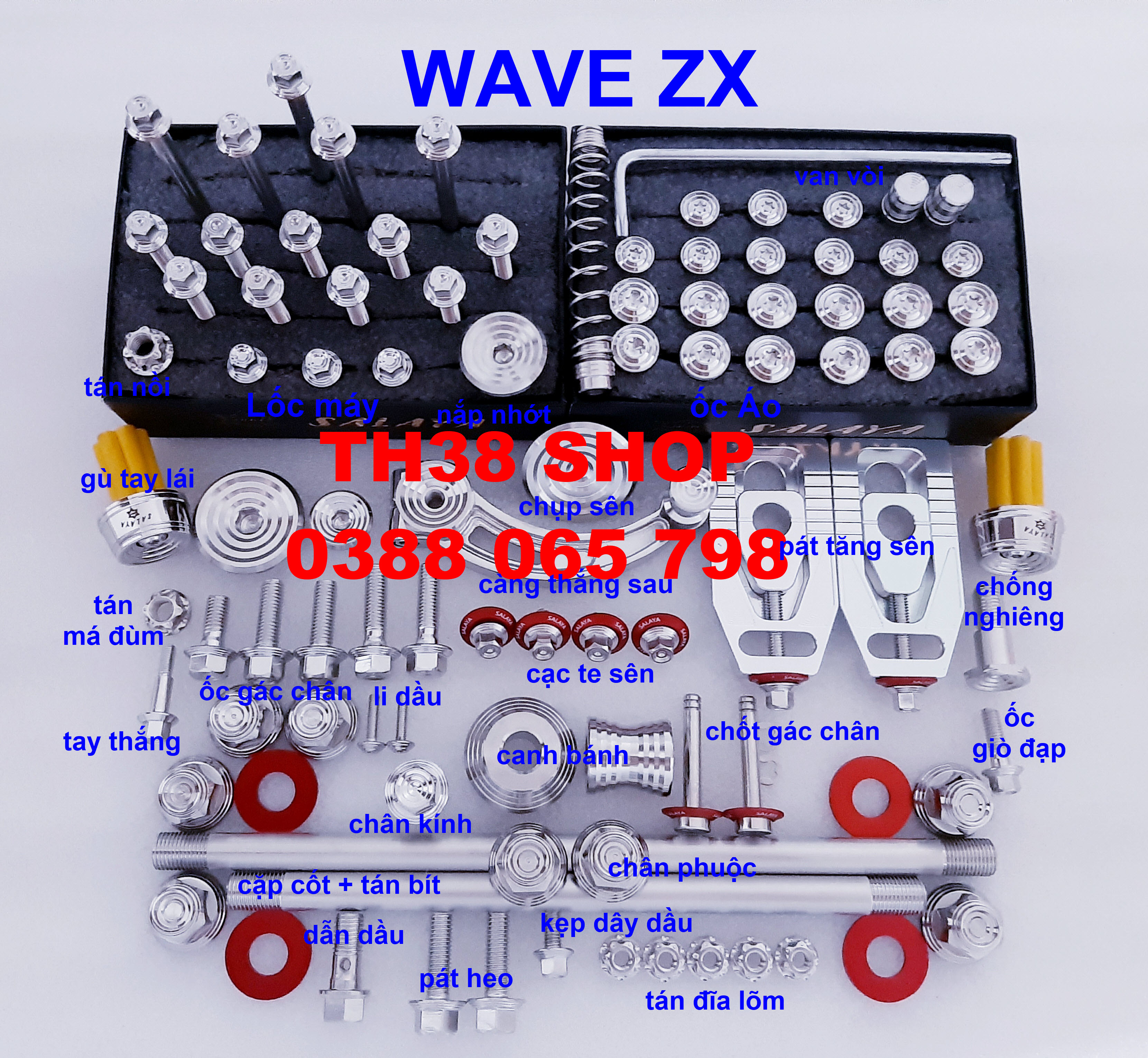 Full ốc salaya wave zx mẫu thái