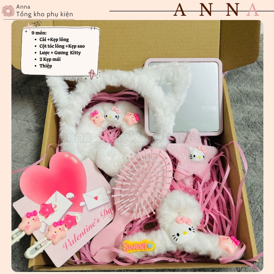 Hello Kitty Birthday Gift Set for Children, Lovers, Friends, Super Cute Gift Box for Girlfriend and Lover Anna - 5