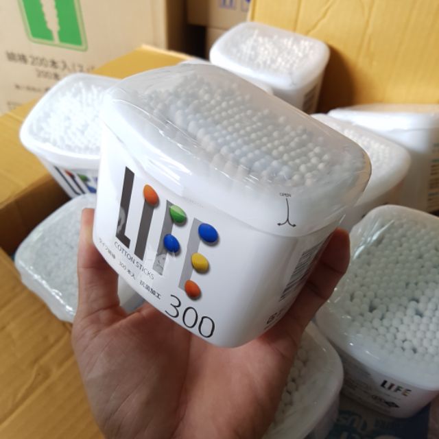 Tăm bông life nhật 300 que