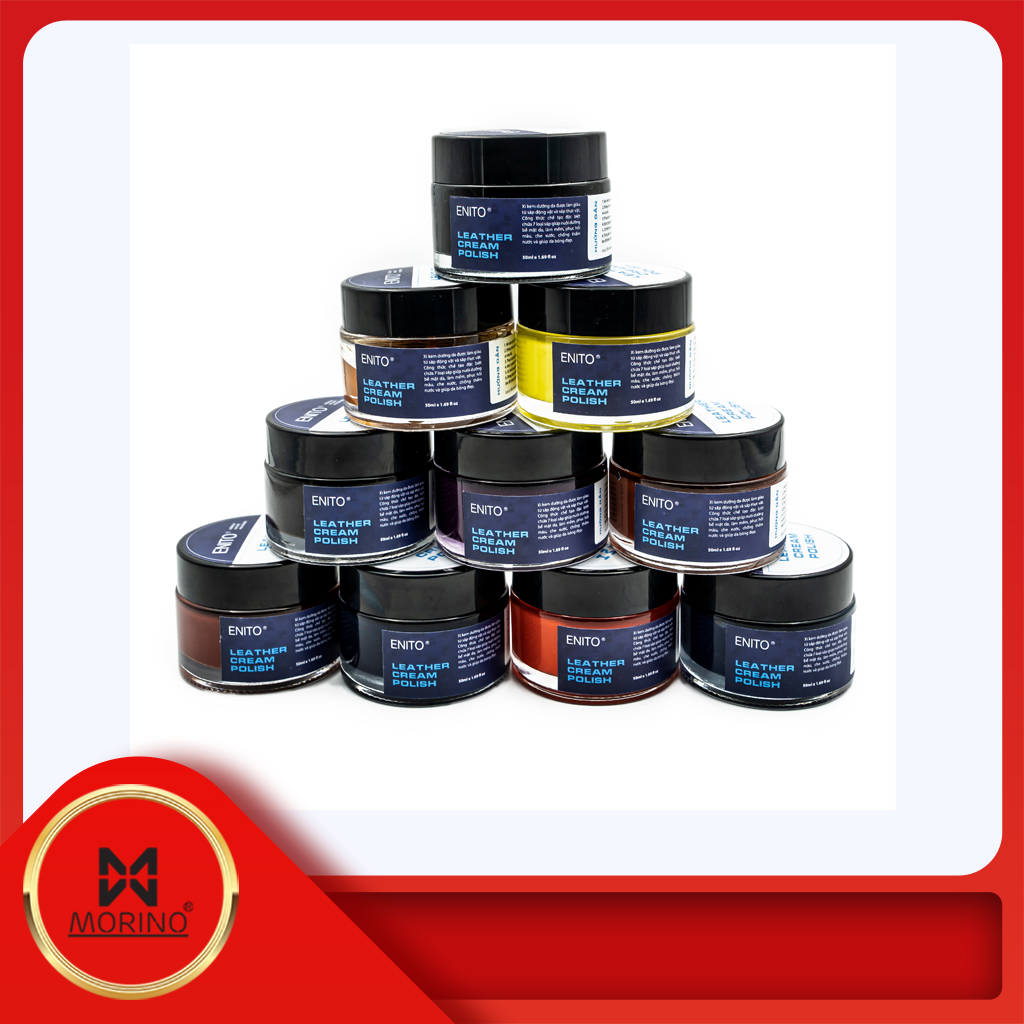 Xi kem dưỡng da ENITO Leather Cream Polish - Chuyên dưỡng da, phủ bóng các loại giày da cao cấp