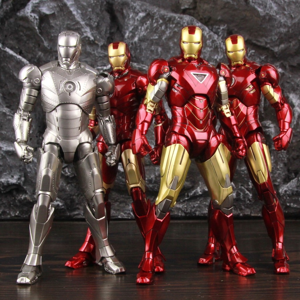Mô hình iron man chính hãng zd toys mk 2/ mk 3/ mk 4/ mk 5/ mk 6/ mk 46/ mk 85