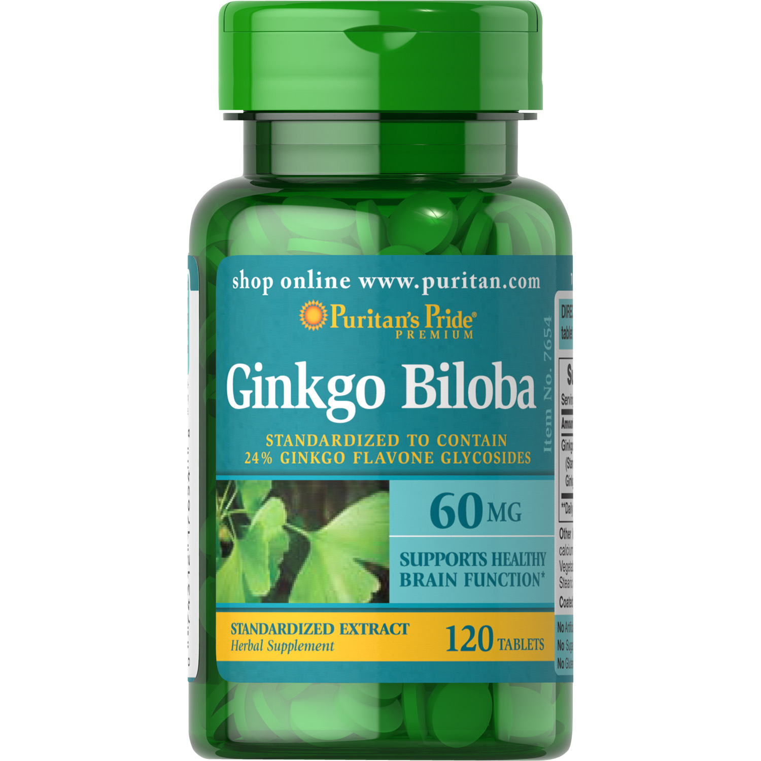 Viên uống bổ não Puritan’s Pride Ginkgo Biloba 120mg 100 viên