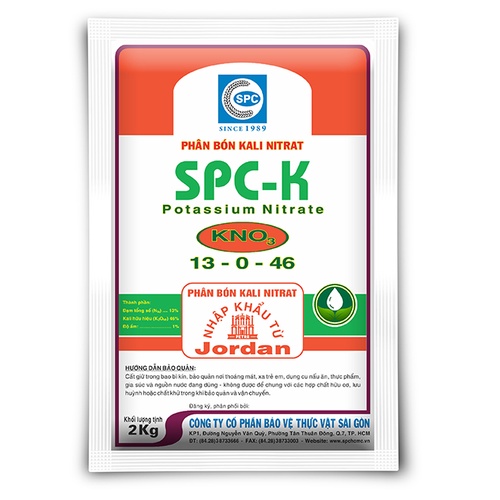 Phân bón kali nitrat spc k kno3 13-0-46 nhập khẩu israel túi 2kg