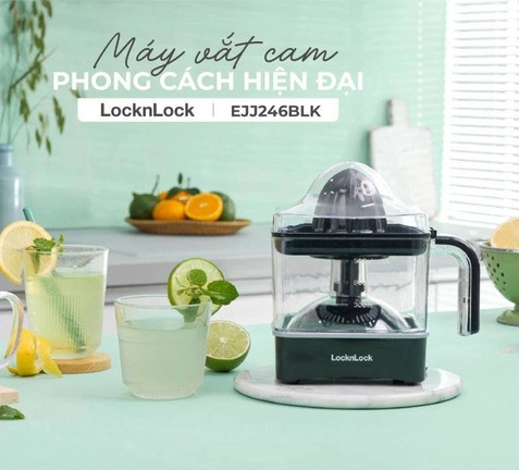 Máy vắt cam thế hệ mới locknlock citrus juicer 0,9l ejj246blk - hàng chính hãng