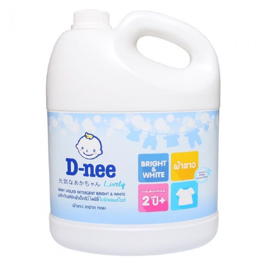 Nước giặt xả vải DNEE Thái Lan (3000ml)- Trắng