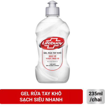 Nước rửa tay, gel rửa tay khô lifebouy