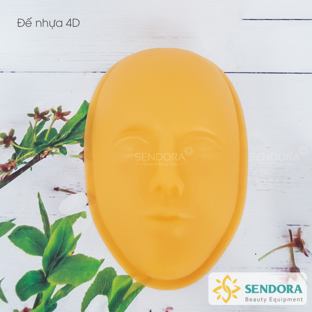 Đế nhựa 3D tập phun xăm hình khuôn mặt
