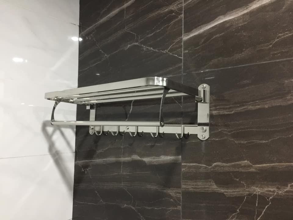 Vắt khăn giàn đa năng cho nhà tắm inox sus 304 t9016