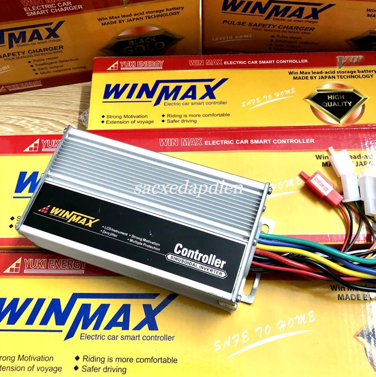 Ic khiển xe điện đa năng 500w đi 4 5 bình winmax