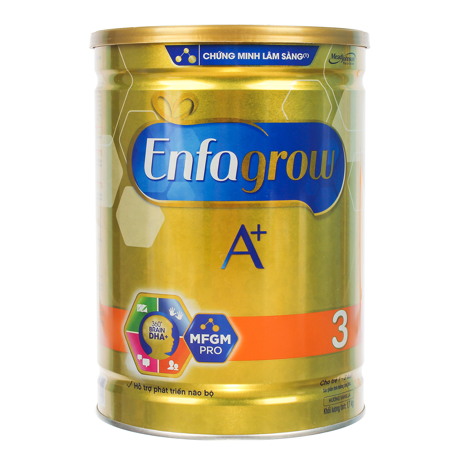 [HCM][DATE MỚI] Sữa Bột Enfagrow A+ số 3 Brain DHA+ với MFGM PRO  Vị Vani Cho Bé Từ 1 - 2 Tuổi Hàng Chính Hãng - Hộp 17kg