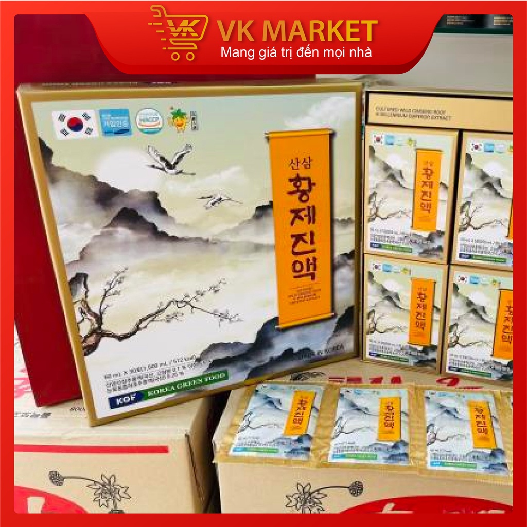 Nước sâm núi đông trùng hạ thảo hoàng đế hàn quốc