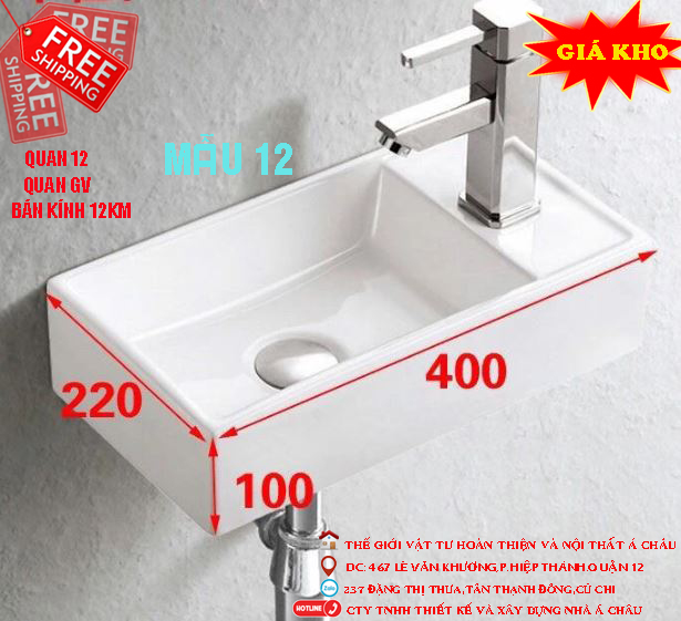Chậu Lavabo mini,lavabo treo tường và bồn rửa tay góc cho nhà vệ sinh nhỏ