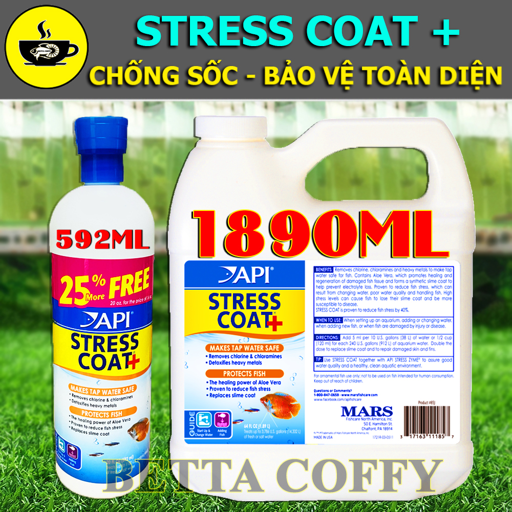 [CHÍNH HÃNG] Dung dịch Stress Coat 🧪 Chống Sốc Cho Cá