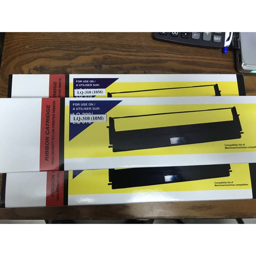 Ruy băng - mực in cho epson lq310 in đậm, rõ nét - băng mực máy in kim epson lq310, lx310