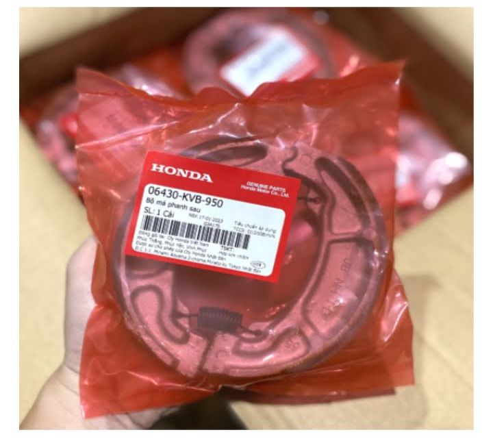 Bố thắng sau air blade , vision , click , lead , scr , pcx zin honha chính hãng / má phanh sau ab vision lead