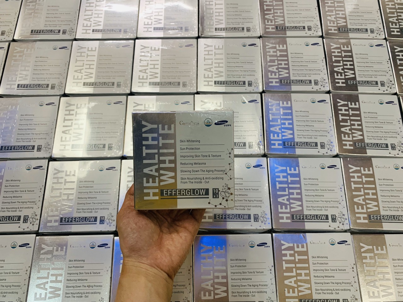 1 ống 10 viên lẻ Viên uống trắng da Efferglow Healthy White