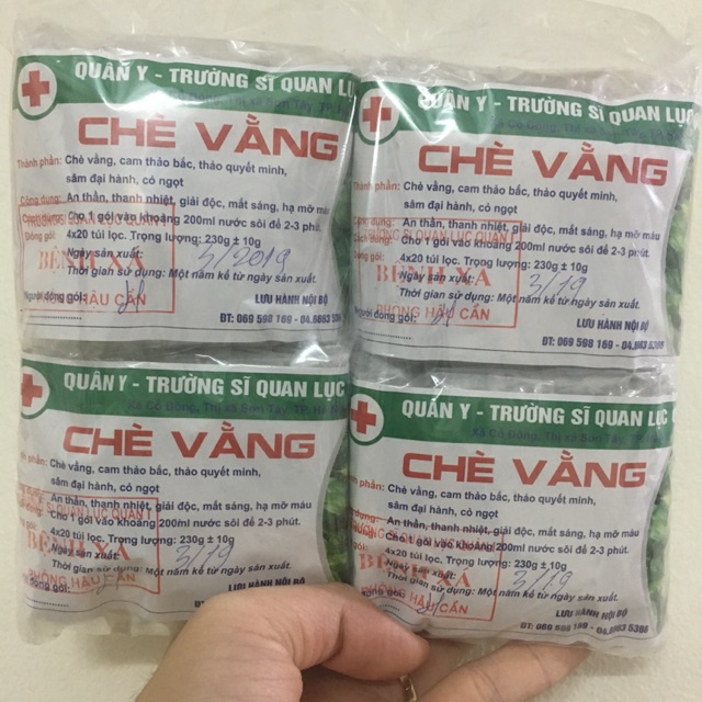 Chè Vằng 80 Túi Lọc Trường Sĩ Quan Lục Quân 1 Chính Hãng Thơm Ngon Tiện Lợi Date Mới Nhất