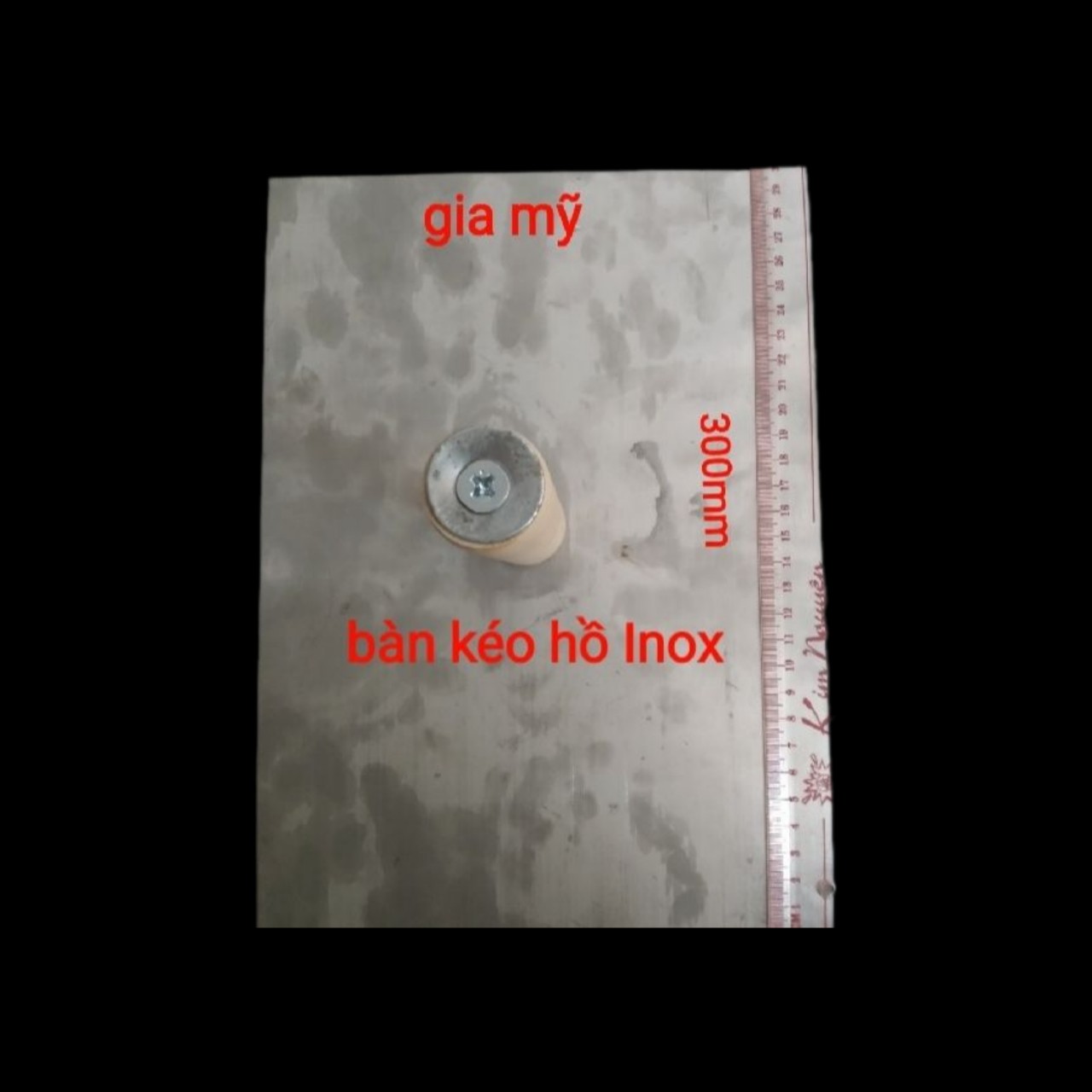 Bàn kéo hồ inox xây dựng 220x300mm . gia mỹ