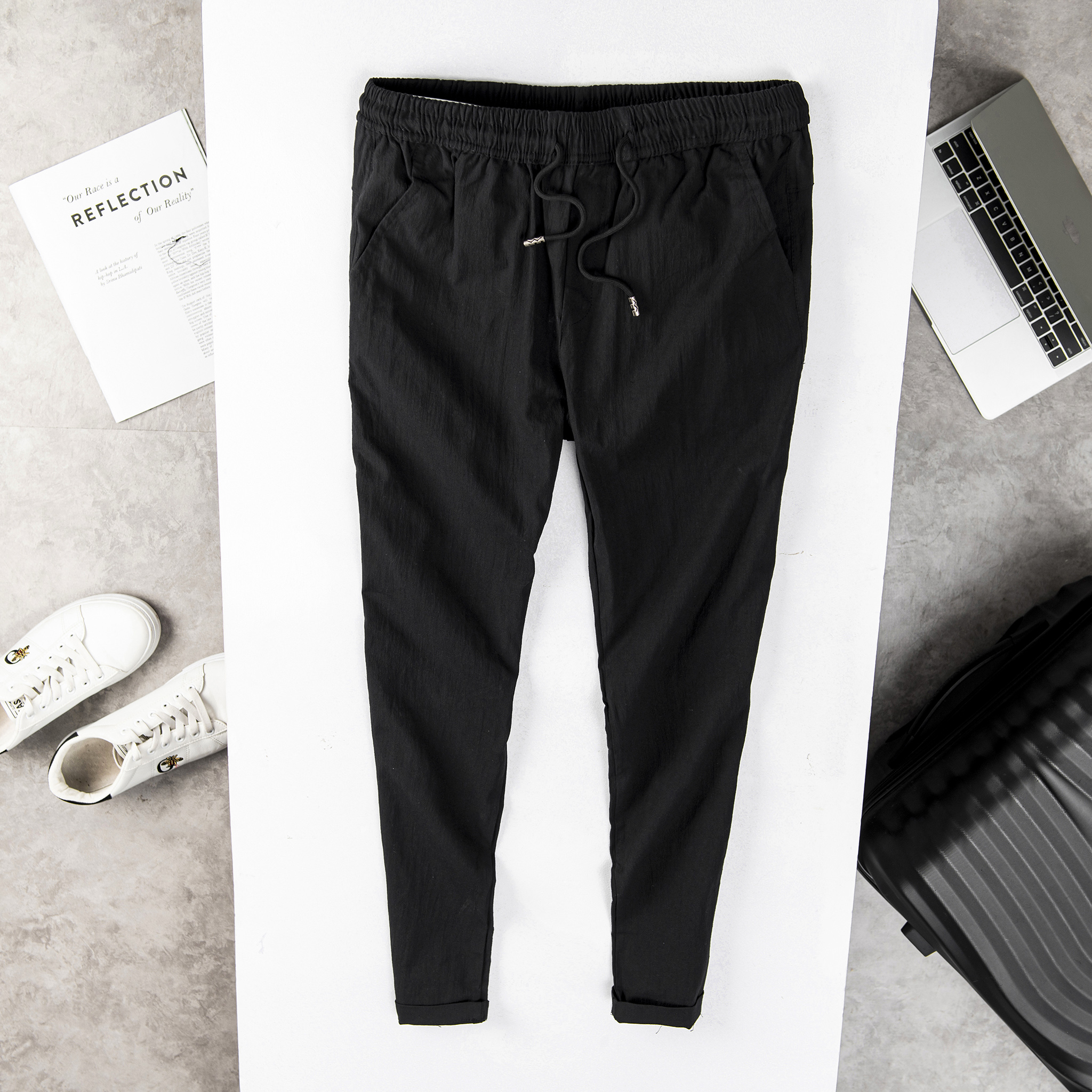 (Mua 2 tặng 1 sịp đùi) Quần jogger Nam Tenito chất đũi mẫu mới (Hàng Xuất)